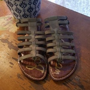 Camo Print Gladiator Sam Edelman Sandals 7.5
